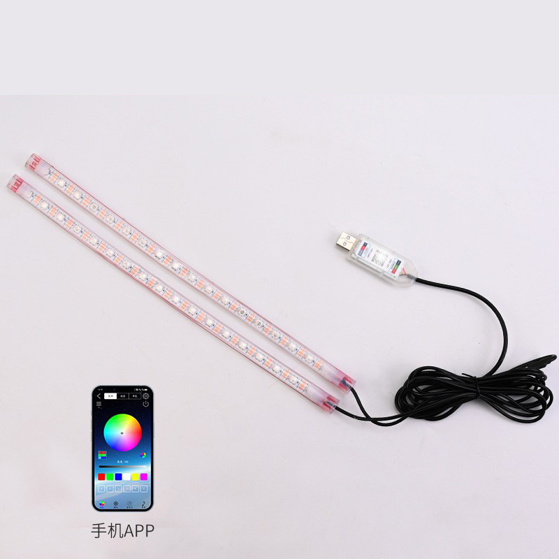 Luz de atmósfera de automóvil interior LED colorido luz de atmósfera lámpara de decoración de pie lámpara de pie lámpara de ritmo