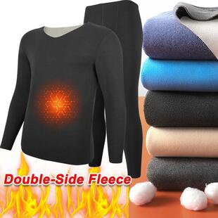 P 97387 Men's cashmere silk thermal underwear set ��ʿ��q�Q