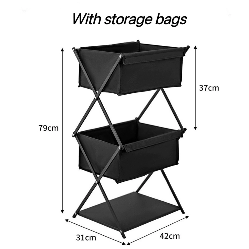 Портативные складные стойки для кемпинга-Многослойные уличные стойки для организаторов для кемпинга, пикника и отдыха