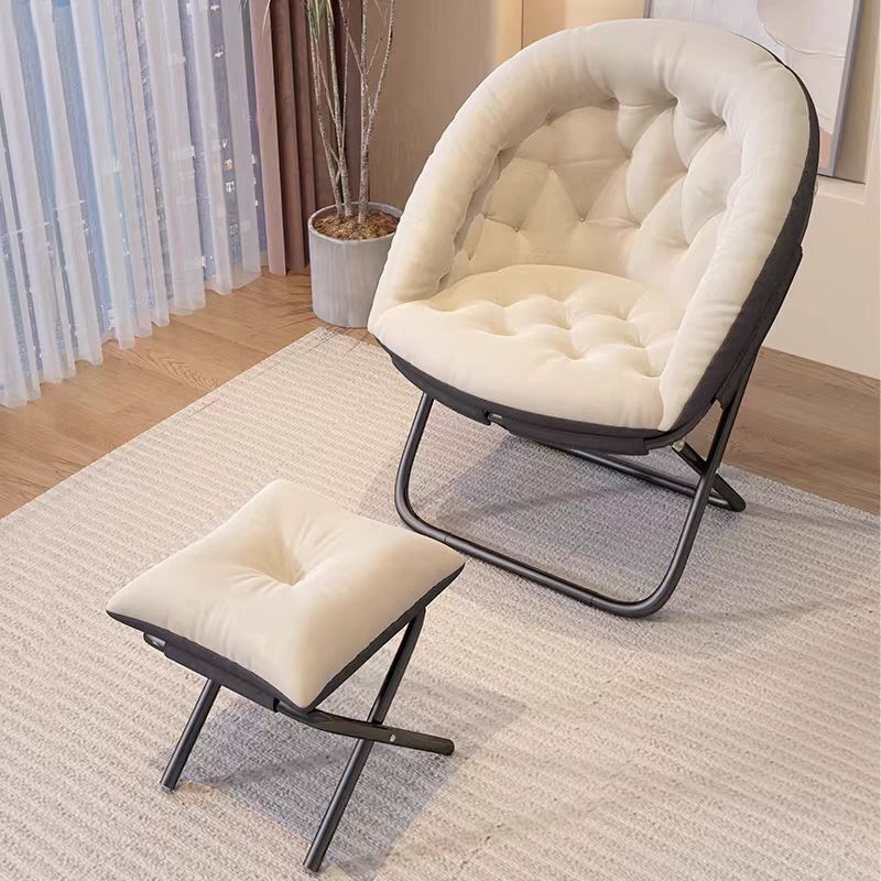 Moon Chair Folding Lounge Chair Lazy Sofa Balcony Leisure Back Chair Home Lunch Break Lazy Chair Single New Product