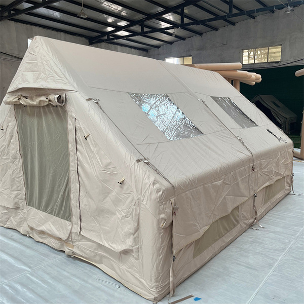 Inflatable travel tent