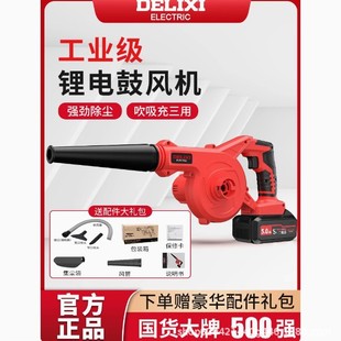 Delixi Blower Rechargeable Small Lithium Hair Dryer High-Power Industrial Dual-Purpose Computer Dust Collector
