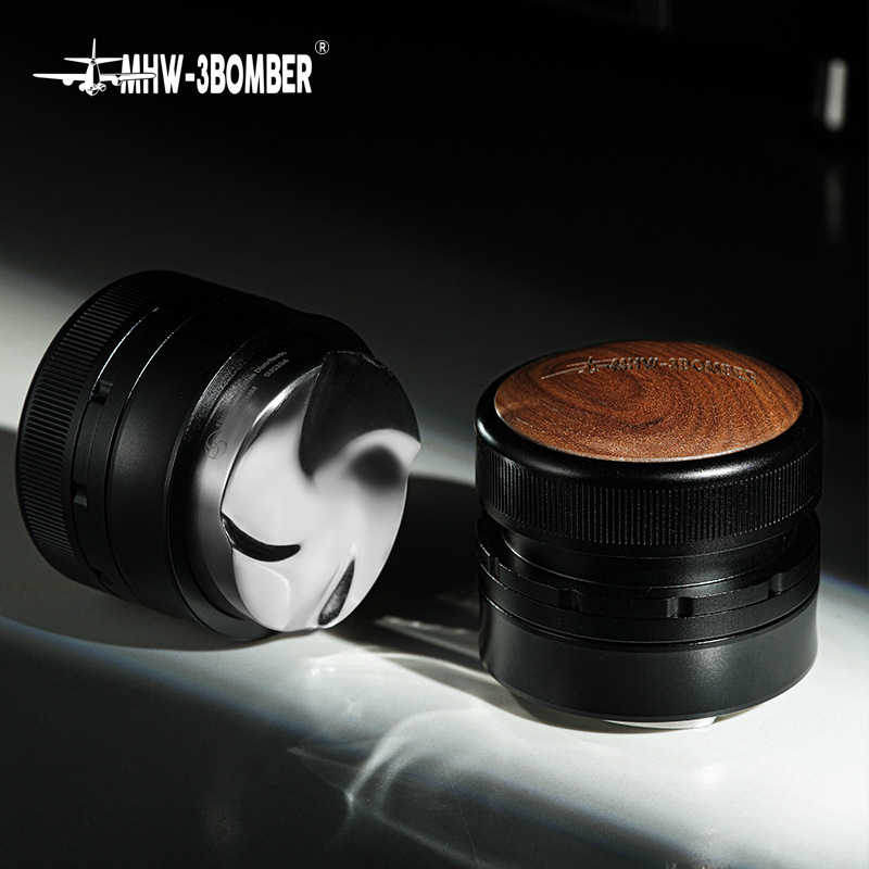 Mhw-3Bomber Bomber Hurricane Gravity Powder Distributor 58mm Italian Coffee Powder Distributor with Adaptive Height