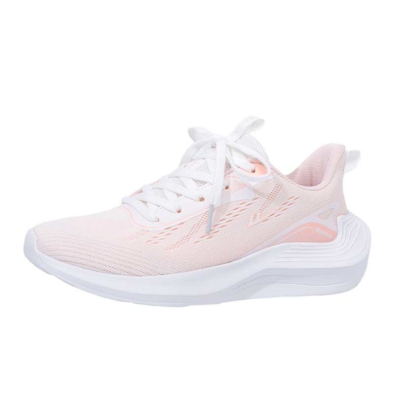 Zapatillas ligeras de malla transpirable en azul glaciar, calzado deportivo para mujer para actividades al aire libre, calzado informal ligero de suela blanda para el día a día.