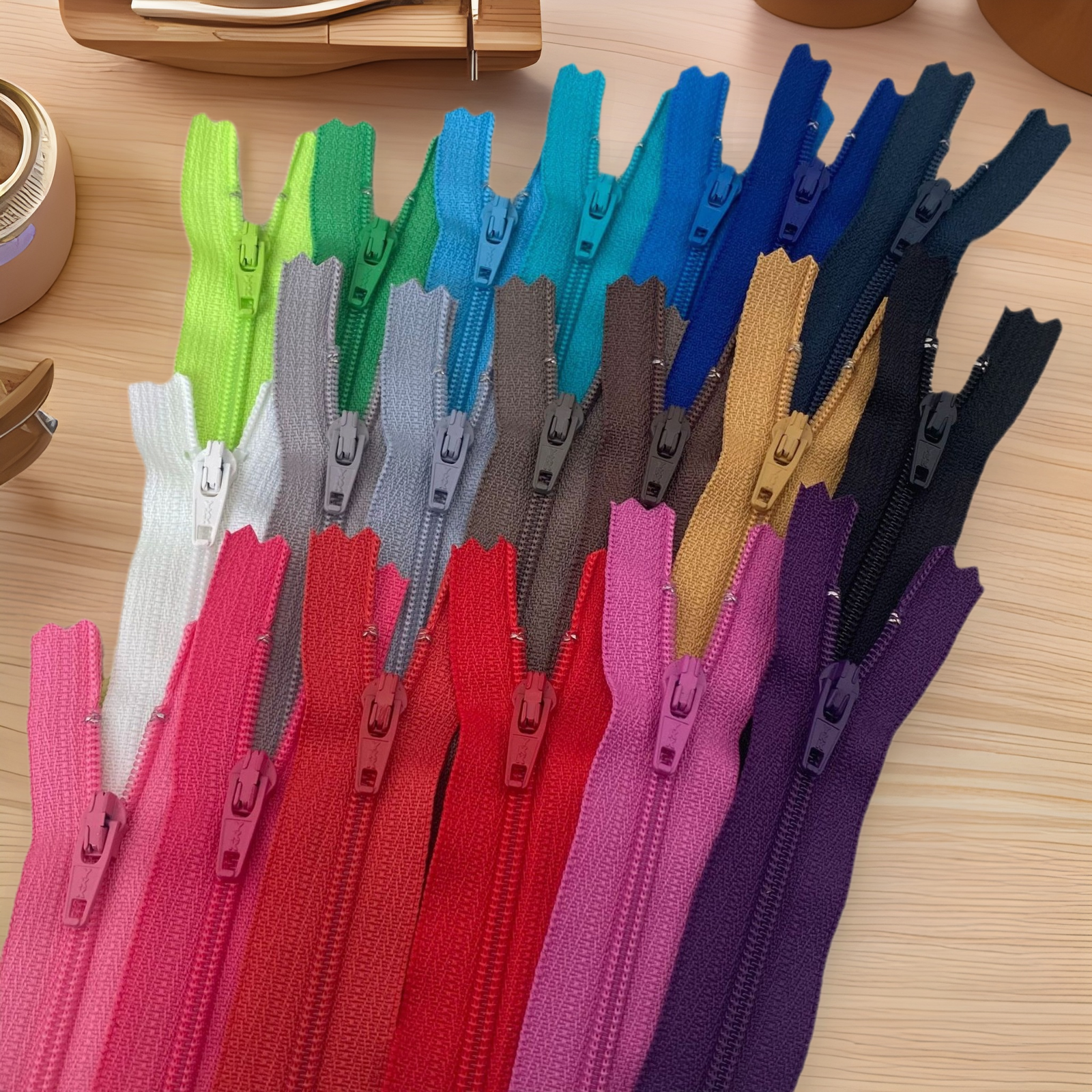 YKK in stock No. 3 nylon closed tail automatic head multi-size in stock hundreds of colors suit pants handbag special zipper