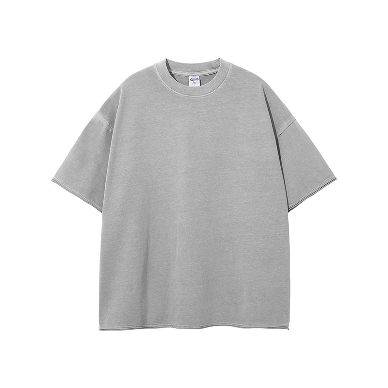 ARTIE Delgado de los hombres 275g de lavado pesado camiseta suelta marca de moda de la calle