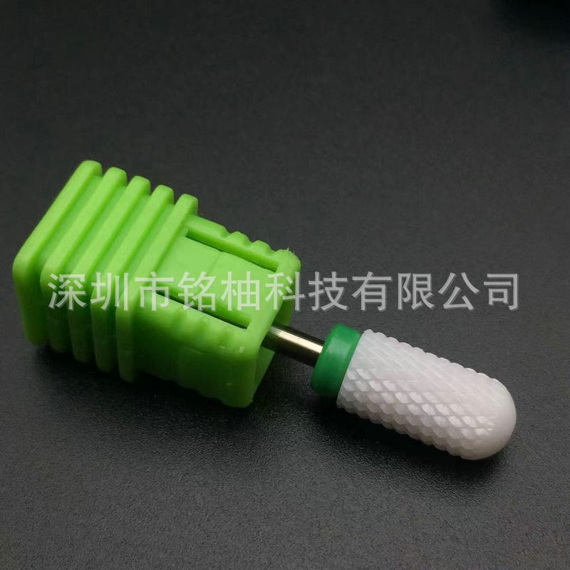 Esmalte de uñas cabeza redonda cilíndrica cabeza de molienda rápida polaco removedor de esmalte de uñas diamante esmalte de uñas accesorios de la máquina de pulir