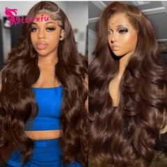 10a Body wave NaturalColorFrontol human hair Wigクロスボーダー電気商ヨーロッパ