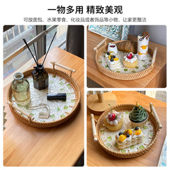 Xiaohongshu Recommended Light Luxury Blue Shell Natural Beach Storage Perfume Incense Tray Breakfast Pastry Tea Plate Decor