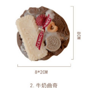 Galletas hechas a mano forma aromaterapia vela niños lindos amigo regalo decoración del hogar adornos