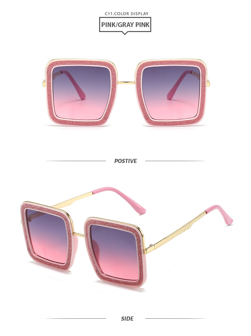 Elegant Basic Square Pc Square Full Frame Women's Sunglasses display picture 2