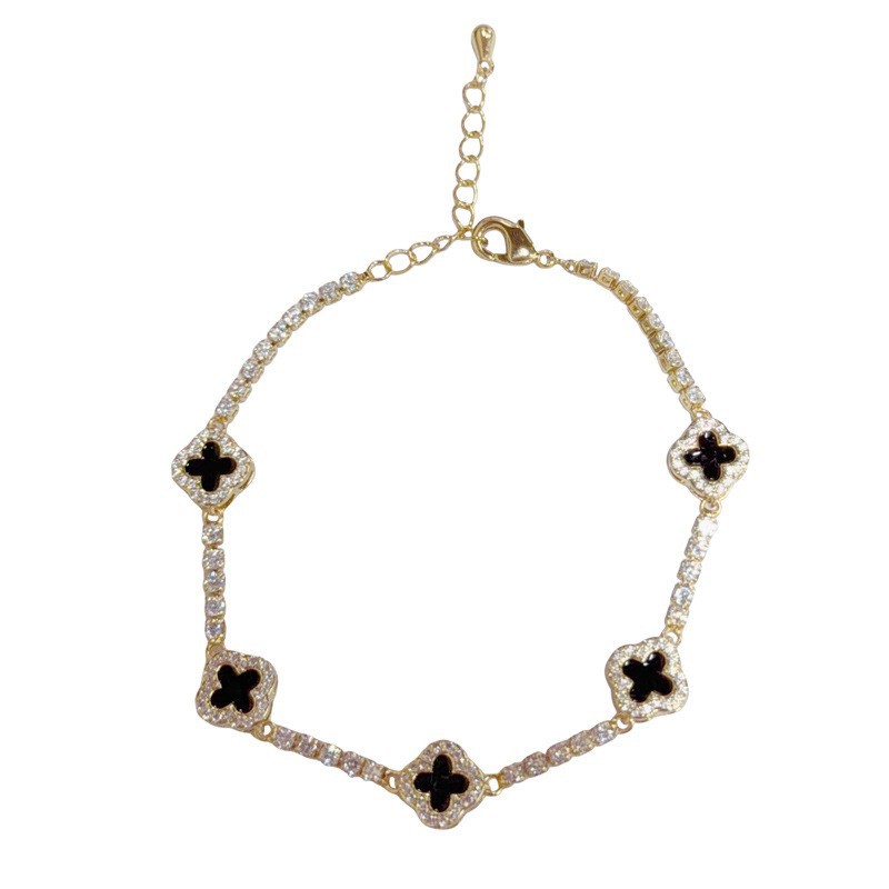 Moda de nicho, personalidad única, tendencia, pulsera de circón, diseño de todo fósforo de lujo ligero para mujer, joyería de sentido simple y avanzado al por mayor