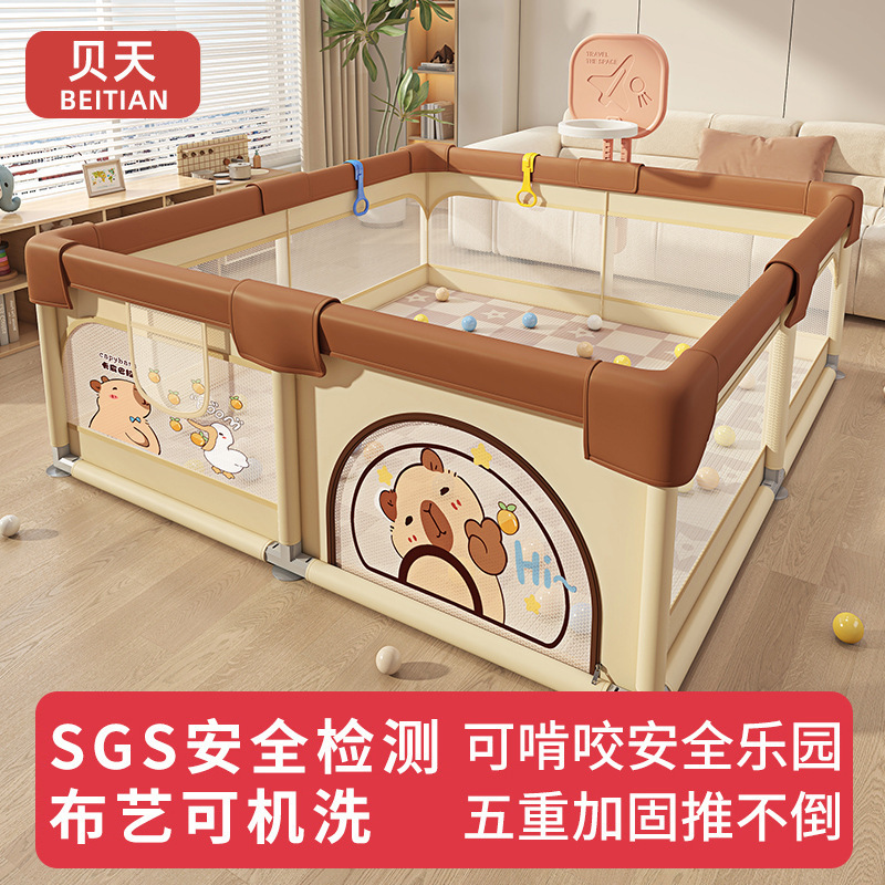 Baby Playpen Indoor Living Room Protective Floor Crawling Fence