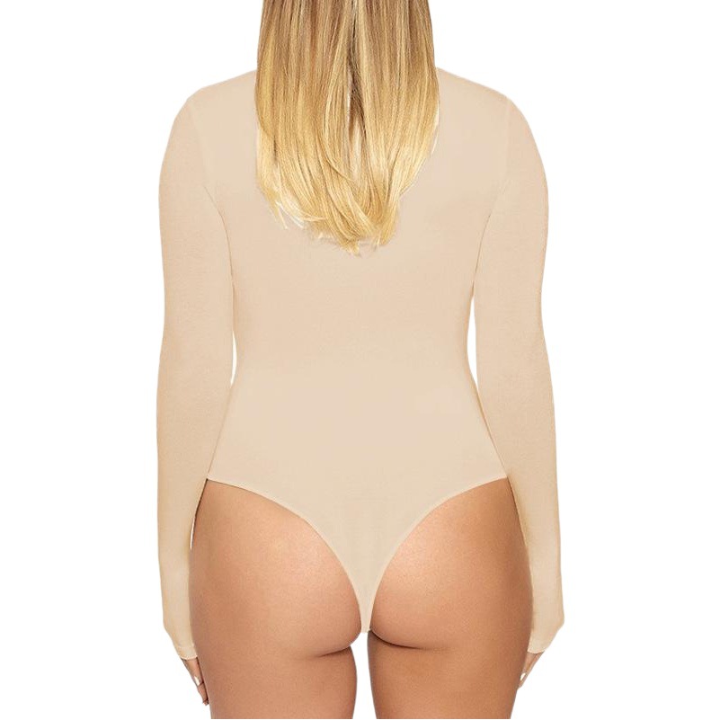 2025 europeo y americano transfronterizo otoño e invierno ropa de mujer Amazon casual blusa de fondo manga larga ajustada bodysuit