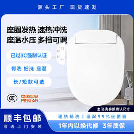 智能马桶盖速热式加热冲洗妇洗家用通用马桶盖板工厂直发一件可发