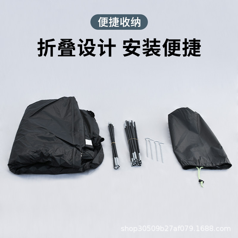 Cross-border best-selling bicycle tent, outdoor freestanding cycling equipment storage tent with large space