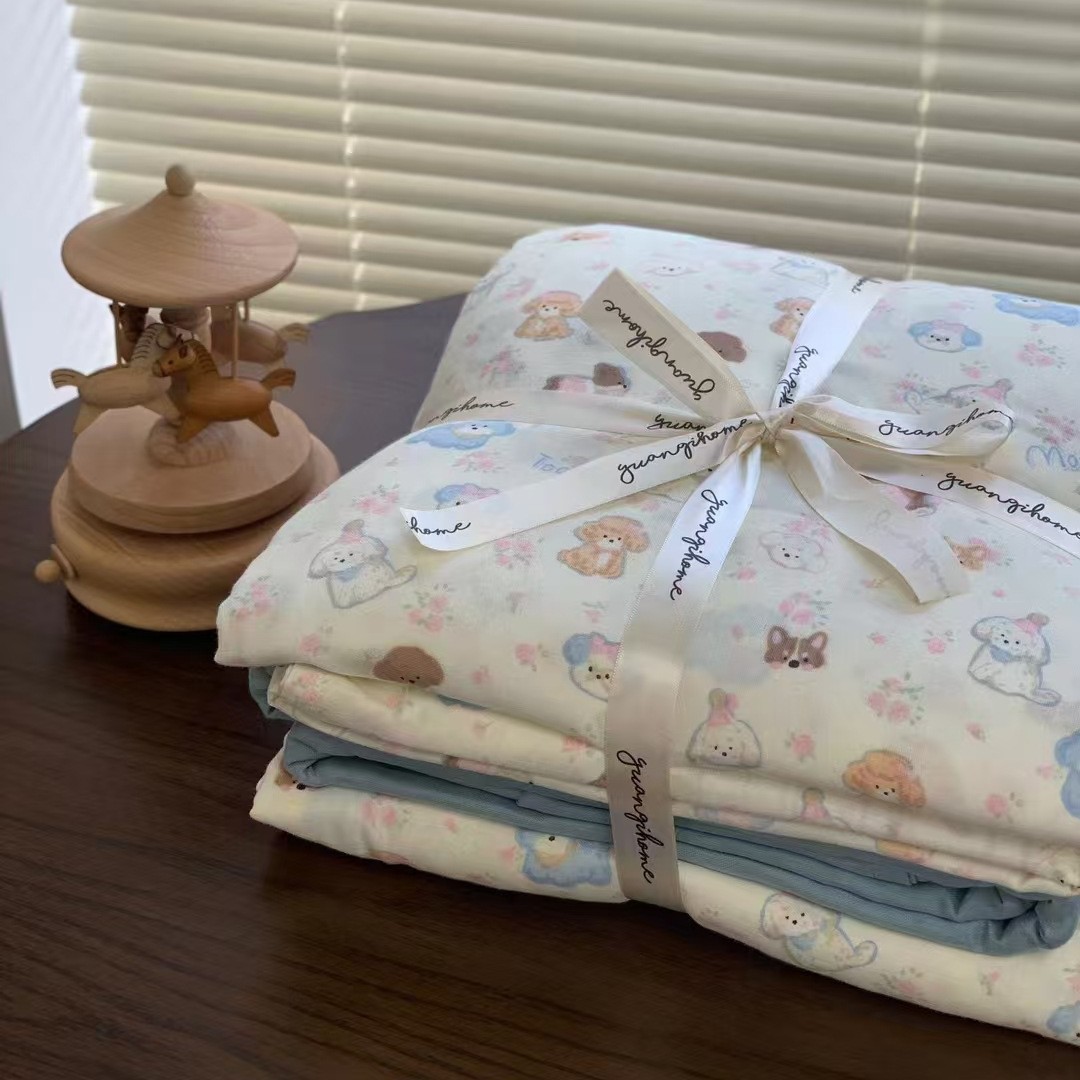 나이프 개 블루