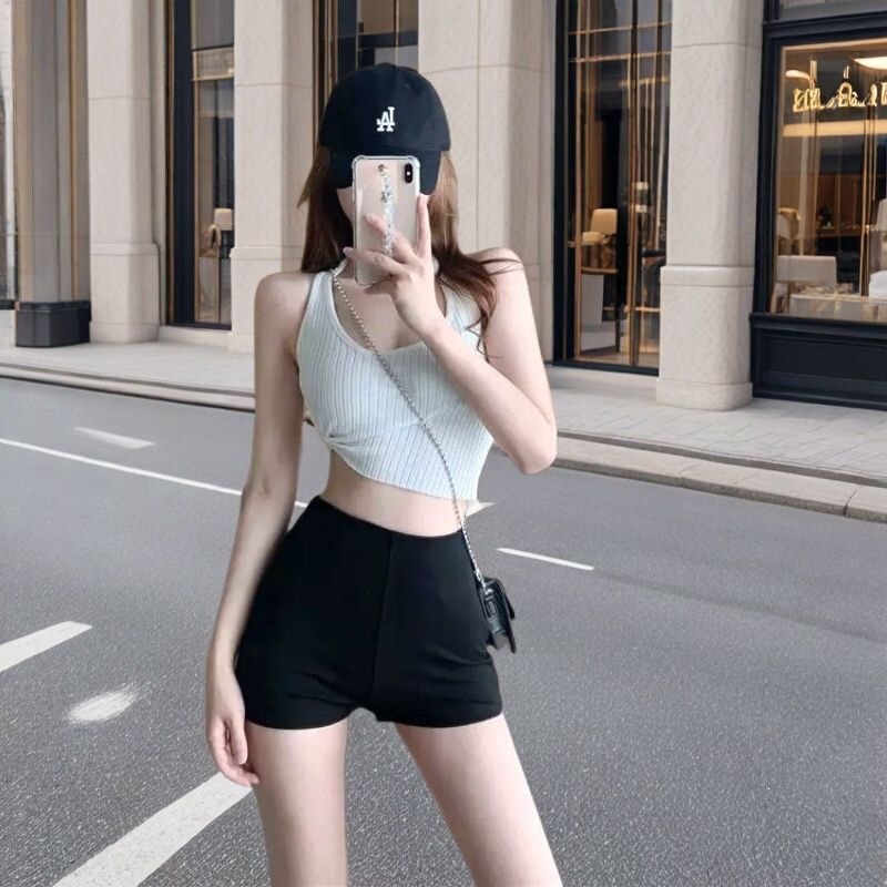 High-Waisted Dance Shorts, Stretchy and Tight-Fitting Jazz Dance Hot Pants, Slim-Fit Thin Black Slimming Leggings That Can Be Worn Outside High-Waisted Dance Shorts, Stretchy and Tight-Fitting Jazz Dance Hot Pants, Slim-Fit Thin Black Slimming Leggings That Can Be Worn Outside