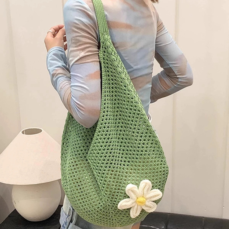 新しい夏の人気の女性用織バッグ、手持ちの織バッグ、ファッショナブルでスタイリッシュなワンショルダーメッシュバッグ、海辺の旅行用ストローバッグ|undefined