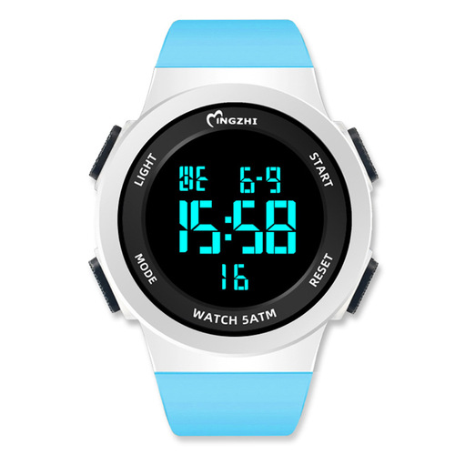 Hot selling outdoor running luminous children's electronic watch timing swimming multi-functional electronic watch for primary and secondary school students for men