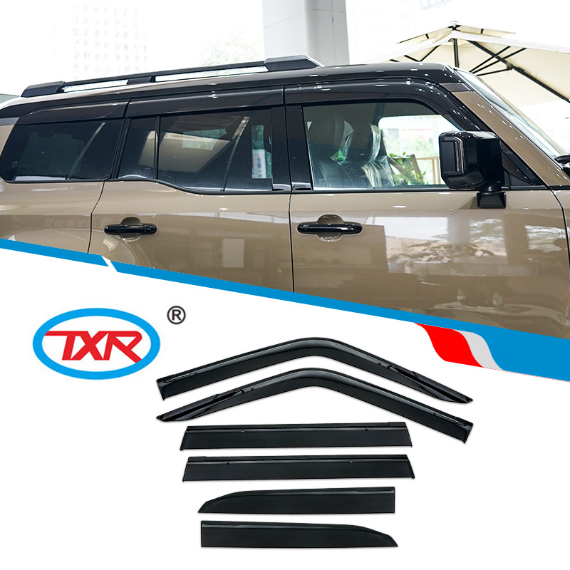 TXR para Lexus, cubierta de lluvia, ventana, ceja de lluvia Lexus Gx550 Window Deflectors