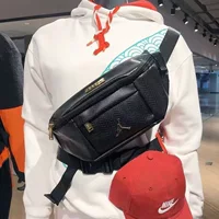 Новый AJ Flying Man змеиная кожаная поясная сумка с диагональной грудной сумкой для мужчин и женщин с высокой стоимостью кампуса рюкзак пара с диагональной сумкой для мобильного телефона