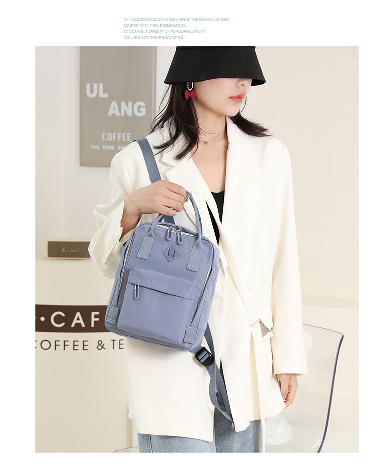 Spring 2025 new women's fashion trend backpack, large-capacity water-resistant backpack, outdoor travel handbag undefined