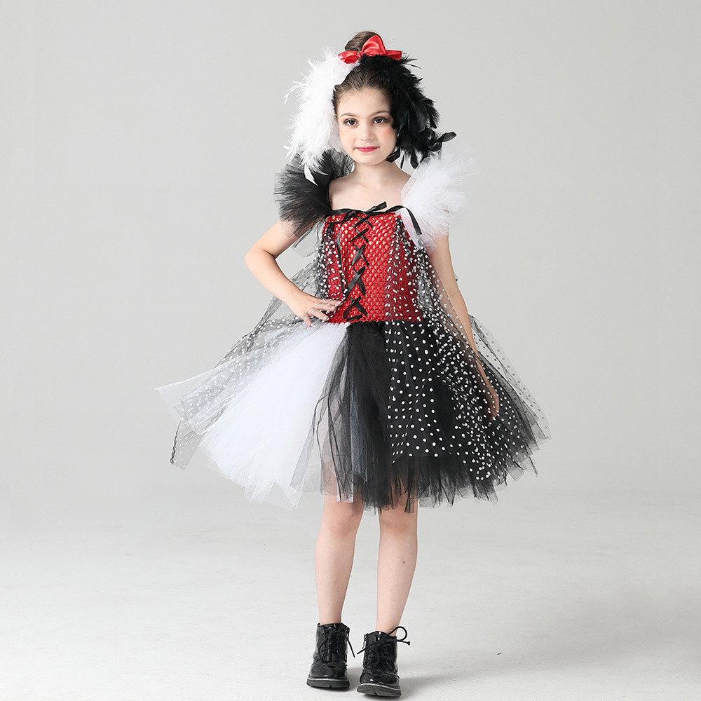 Cruella Cosplay Dress Image 6