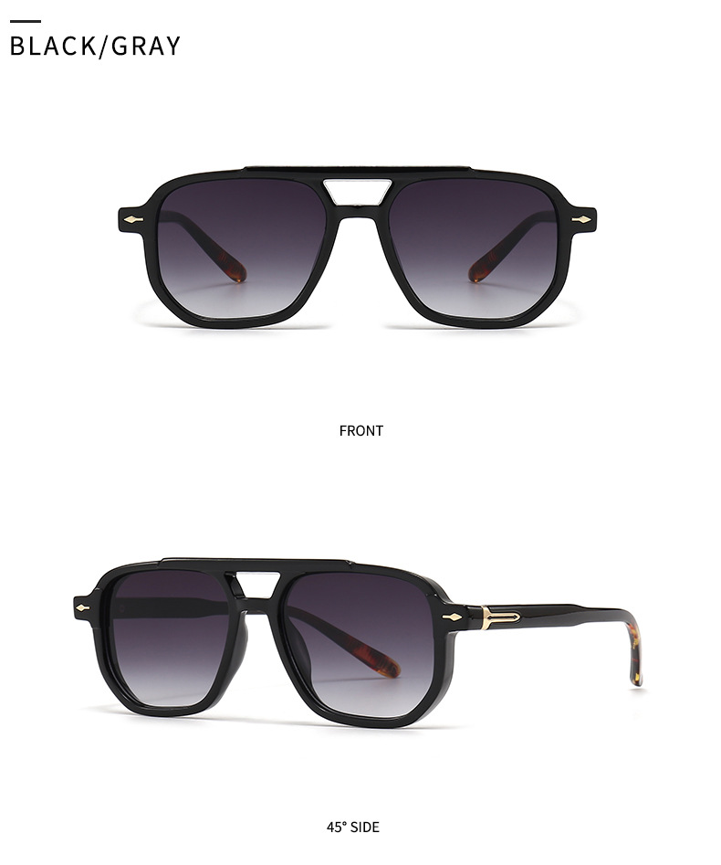 Retro Artistic Sunglasses For Men With Anti-blue Light Protection_voghion.com