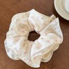 13#Pink floral chiffon four layers about 16cm