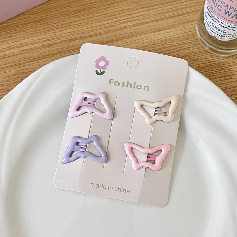 Nuevo clip de BB dopamina de color estrella de pentaco pequeño clip de cabello para niños tocado para niños lindos bordes laterales clip de cabello