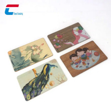 环保Nfc木质名片Rfid防水ntag213木质竹卡