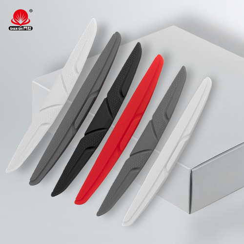 Flash car door anti-collision strip silicone thickened anti-collision sticker rearview mirror bumper anti-scratch anti-scratch artifact