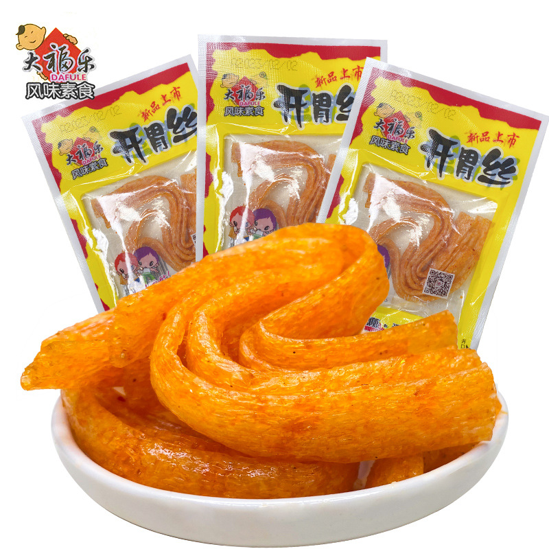 Dafule Aperitivo Tiras Picantes 8090s Infância Nostálgico Clássico Antigo Lanche Picante Lanche de Lazer.