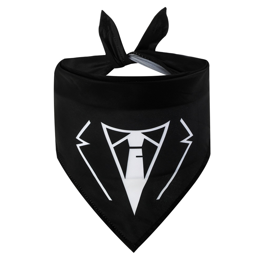 TANPOPO bufandas para mascotas toallas triangulares de poliéster impresión toallas de saliva para perros fiesta ropa de mascotas