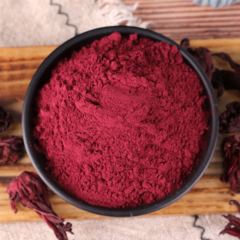 Roselle Flower Powder Luo Shen Hua Finely Milled Herbal Powder 500g for Drinks and Culinary Use specifications