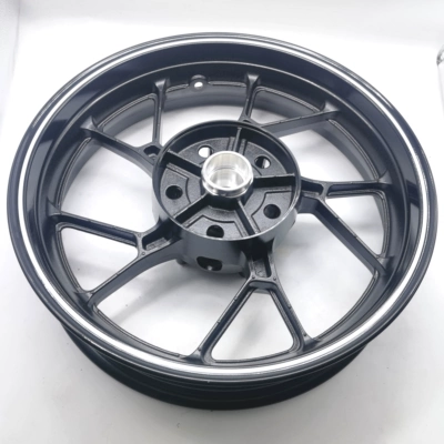 Steel Rims and Steel Wheels, Motorcycle wheel hub - rear-wheel-white