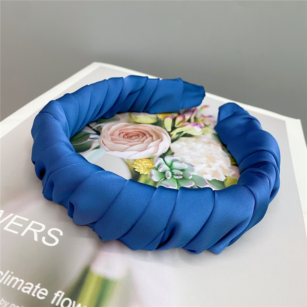 Einfacher Stil Einfarbig Tuch Gaze Haarband 1 Stück display picture 5