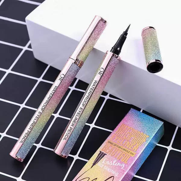 Wholesale makeup QIC star eyeliner waterproof oil-proof quick-drying non-blooming cross-border supply Beauty Eyeliner Pen