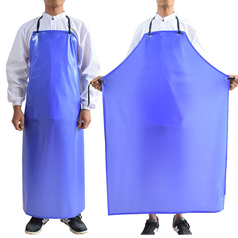 Foreign trade raincoat manufacturers export plastic waterproof anti-fouling anti-acid and alkali apron pvc thickened wear-resistant industrial apron