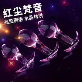 水晶后庭肛塞小号透明肛门塞情趣性用品扩张肛器sm成人玩具性道具