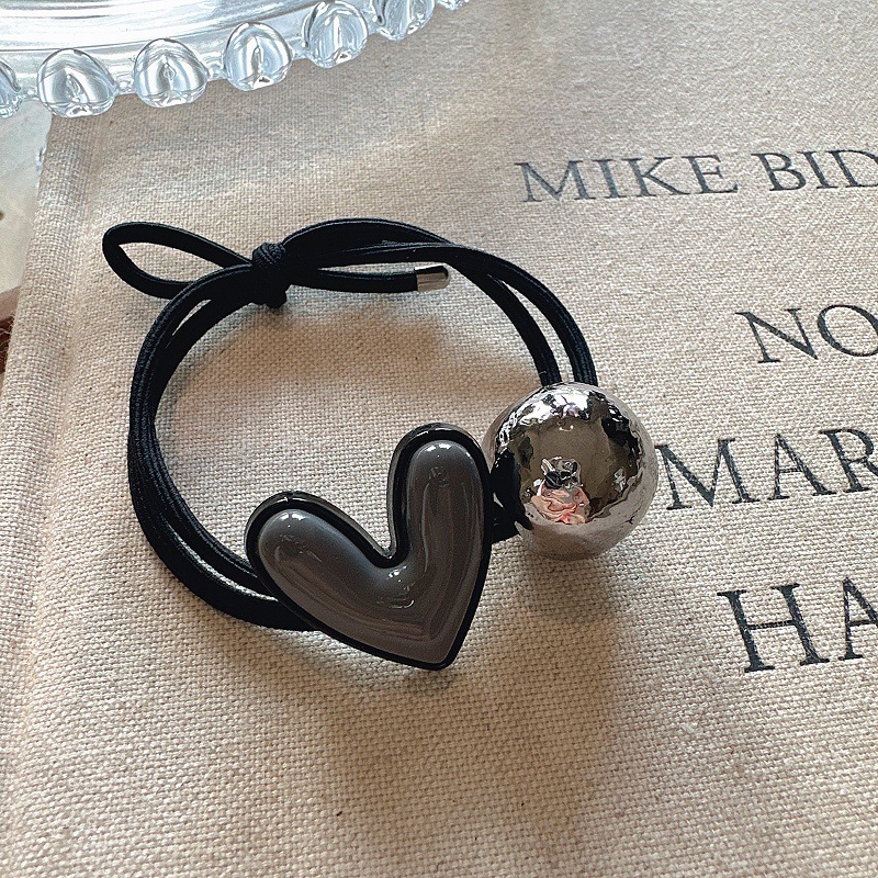Casual Style Casual Women's Heart Shape Alloy Hair Tie