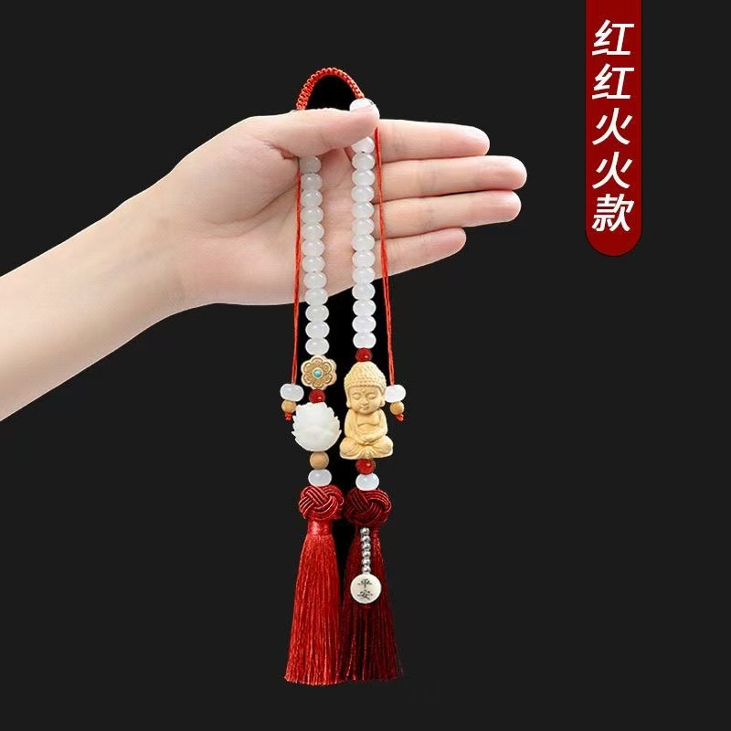 Safe Journey Pendant Car Deer Ornament Car Interior Decoration Car Hanging Decoration Rearview Mirror Pendant for Men and Women