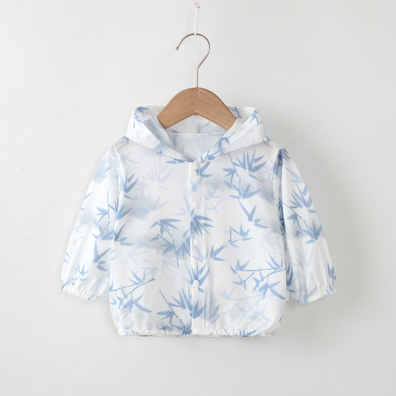Children's Sunscreen Clothing Thin Coat Summer Clothes for Boys New Baby Breathable Air-conditioning Shirt for Girls Skin Clothes