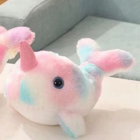 Eight-inch unicorn dolphin plush toy unicorn whale figure toy wedding confetti plush toy figure