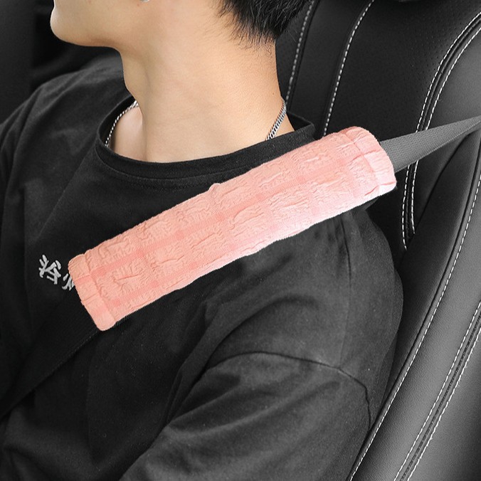 Funda Protectora Alargada para Cinturón de Seguridad de Poliéster, Suave, para Auto