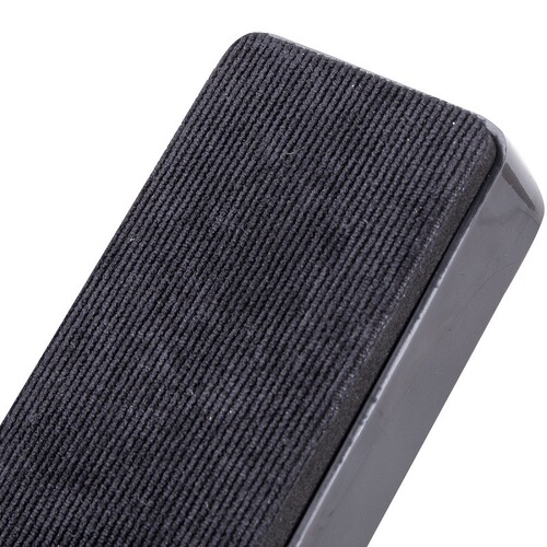 Deli 7834 whiteboard eraser blackboard eraser magnetic adsorbable glass plate plastic magnetic velvet cloth eraser office supplies