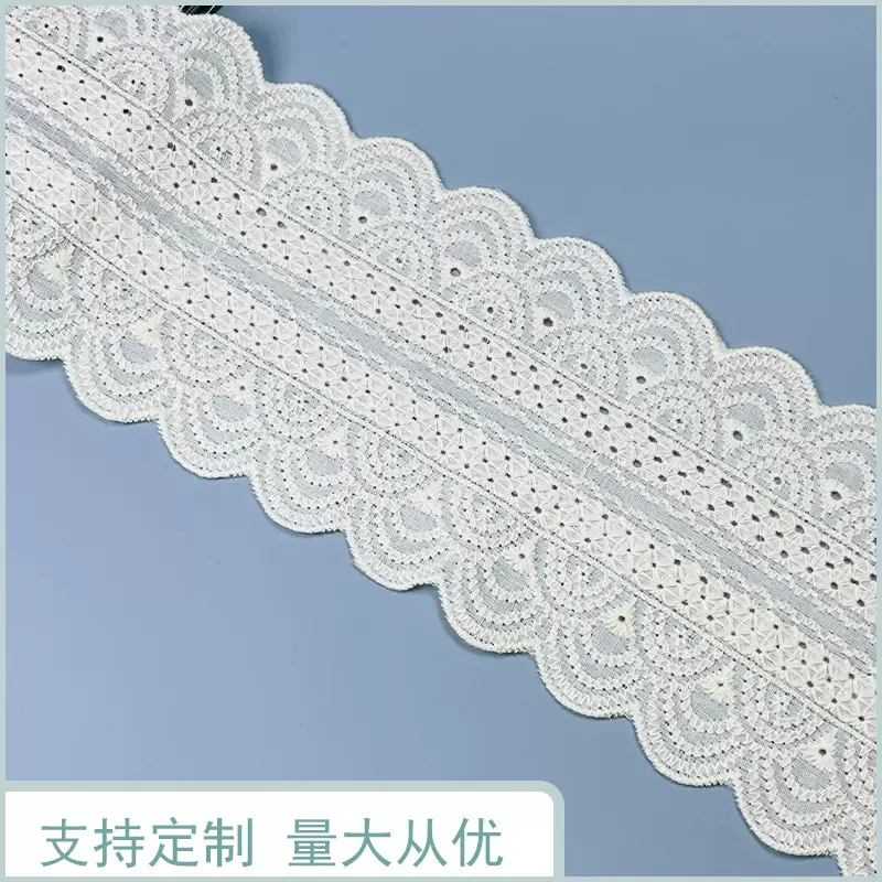 棉布刺绣水溶花边爆款时尚棉线花边服饰服装辅料手工DIY工厂批发