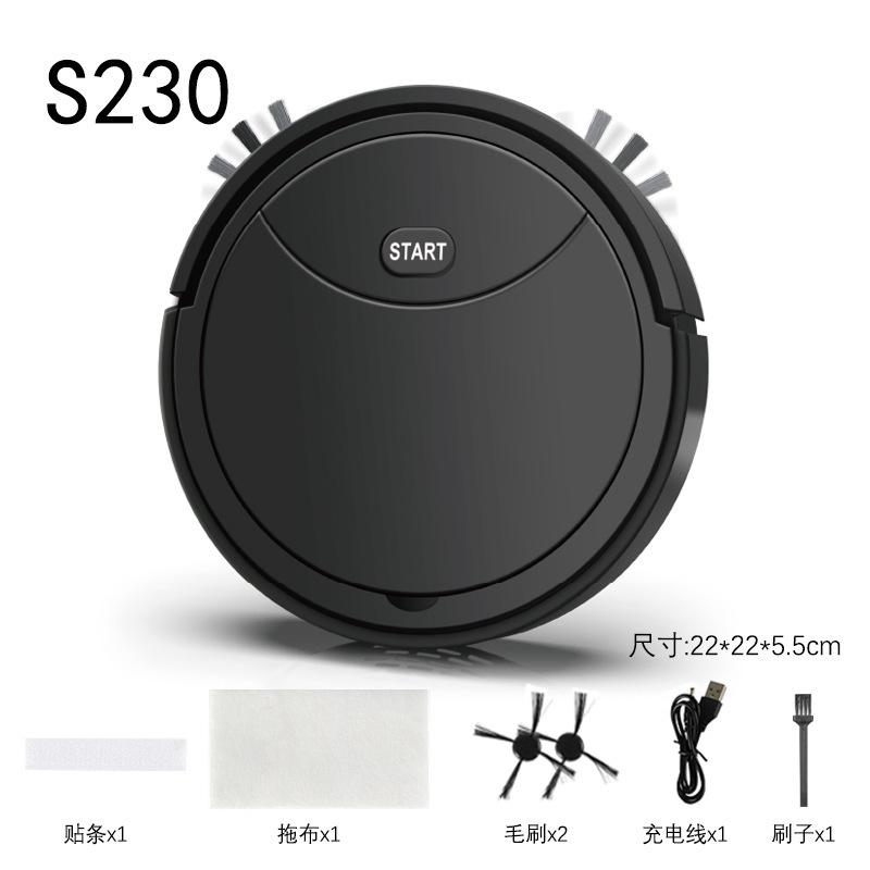 Robot de barrido de carga mini máquina de limpieza automática inteligente aspiradora perezoso pequeños electrodomésticos fábrica al por mayor directa