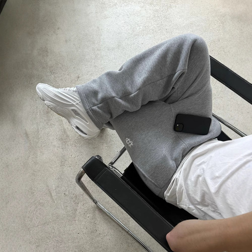 Eurasian wholesale cross-border elastic drawstring pants with zipper, solid color casual long pants, high street hip-hop rap streetwear Y2K